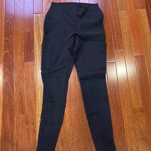 Dark navy blue cargo Leggings